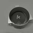 54mm Dosing Funnel Espresso Puck Screen Set KNODOS Grinder Trigger Portafilter Funnel and Filter Compatible with Breville 54mm Portafilters (Silver)