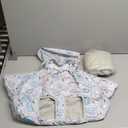 Soft Pillow Attached 2-in-1 Shopping Cart and High Chair Cover for Baby, Cotton Padded Cart Cover, Fold'n Roll Style, Portable with Carry Bag (Gray Owl)