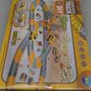 Kids Toys 253 PCS Construction Race Tracks Toy for 3 4 5 6 7 8 Year Old Boys Girls, 5 PCS Construction Truck Car and Flexible Track Play Set Create A Engineering Road Games Toddler Toys Birthday Gifts