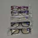 Gaoye Professional Reading Glasses for All Day - Computer Readers with Blue Light Protection - Value Pack (Bold Fusion)