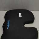 TushGuard Seat Cushion for Office Chair Memory Foam Non-Slip Cushion Back, Relief Chair Pad, Butt Pillow for Office Chair, Car, Computer Desk, Black