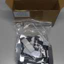 Breling 100 Pieces Name Tags with Pins 1 x 3 Inches Blank Name Tags Reusable ID Badge Holders with Clip for Office Workers Students Employee Custom(Silver and Black)