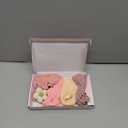 CLLOT 5 Pcs Baby Flower Headbands Baby Girls Nylon Headbands Soft Hairbands Hair Accessories for Newborn Infant Toddler Kids, Pink