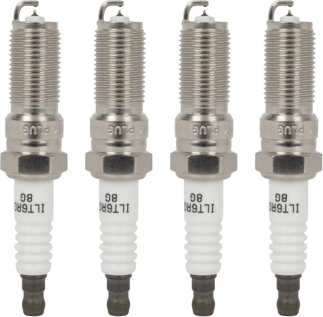 ECCPP Spark Plug Platinum Iridium Fit for Buick for Envision 2016-2020,for Cadillac for CT 2014-2019 Replacement for 94374 (4 Spark Plugs)
