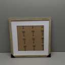 16x16 frame,Distressed Farmhouse Wood Pattern 16x16 picture frame Display 12x12 with mat,Horizontal and Vertical square frame16x16,Plexiglass,Wall Dcor,Light Wood Grain,1Pack