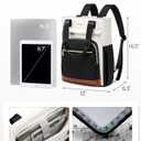 LOVEVOOK Laptop Backpack for Women, 15.6 Inch Work Laptop Bag Teacher Nurse Backpack, Wide Open Travel Tote Backpack Purse Business Computer Daypack