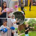TEKXYZ Reflex Ball with Counter App & Online Community, 2 Difficulty Levels Boxing Ball with Headband, Perfect for Reaction, Agility, Punching Speed, Fight Skill & Hand Eye Coordination Training (Black/Red)