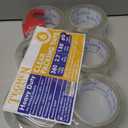 Heavy Duty Clear Packing Tape with Dispenser Combo for Shipping, Moving & Storage,Thicker Clear Packing Tape, 1.88 inches Wide, 60 Yards Per Roll, 6 Pack 360 Total Yards