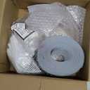 LazBlinds Vertical Blinds Replacement Slats - Room Darkening Fabric Slats for Sliding Doors & Windows, Easy-Cut Polyester, White Texture (78" W x 84" L, 20 Pcs)