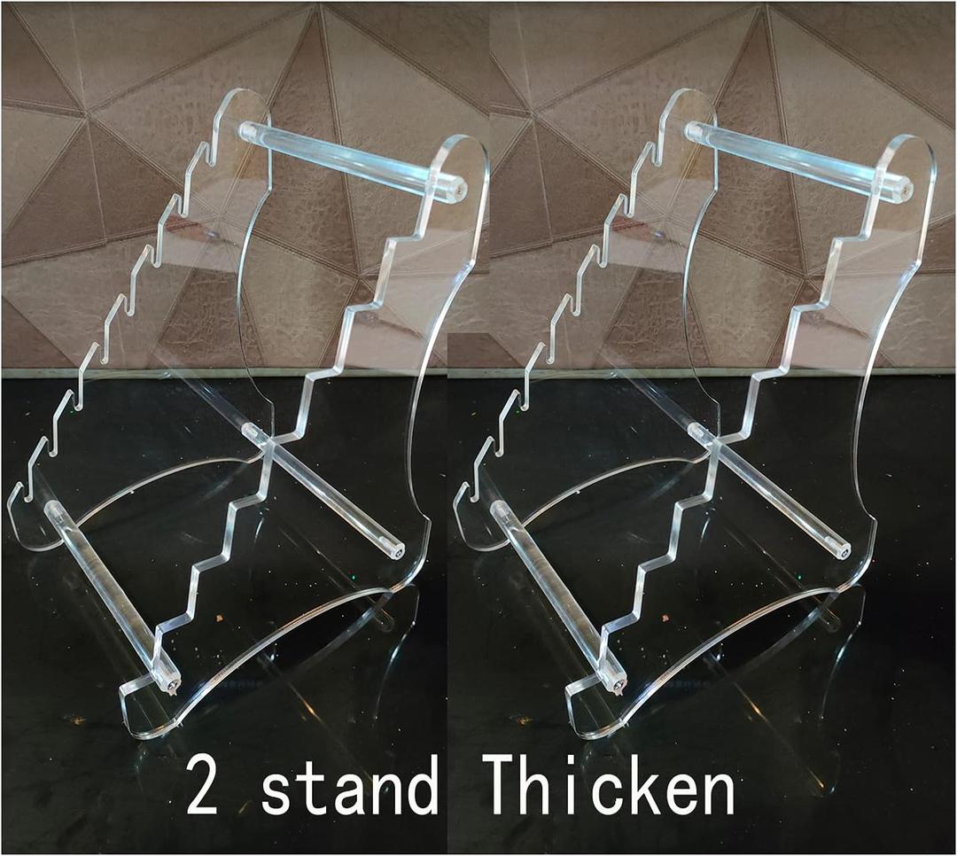 2 Stand Knife Display Stand Arcylic Clear8