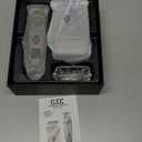 GEC Professional Men's Electric Razor & Barber Kit - Cordless Foil Shaver, Titanium T-Blades, 3-in-1 Multifunctional Trimmer for Beard, Hair, & Body Grooming  Travel-Friendly with Built-in Battery