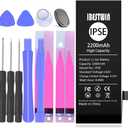 Battery for IP SE, 2200mAh High Capacity Battery Replacement Kit with Full Remove Tool Kit and Instruction (Only for IP SE 1st Gen 2016 Version)