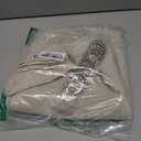 KOUFALL Linen Waterproof Linen Fabric Shower Curtain for Bathroom 72x80 Inches Long