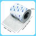 2 x Felt Furniture Pads, Non-Slip Self Adhesive Cuttable Anti-Sliip Furniture Pads for Hardwood Floors Chair Wall Protector, 4 x 40 Inches (White)