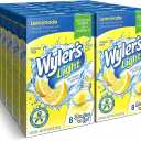 Wyler's Light Singles To Go Powder Packets, Water Drink Mix, Lemonade, 12 Boxes, 8 Servings per Box, 96 Total Servings, EXP: 12/2027