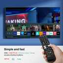 Universal Remote Control for Samsung Smart TV, Control Replacement fit for 4K UHD QLED HDTV LED TVs, with Hulu Netflix PrimeVideo Buttons