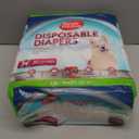 Simple Solution Dog Diapers Female, Dog Diapers, Potty Training, Super Absorbent, Breathable, Wetness Indicator for Urination, 2237 Inch Waist, (XXL, 30ct)