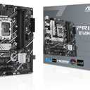 ASUS Prime B760M-A D4 Intel B760 (LGA 1700)(13th and 12th Gen) mATX Motherboard, PCIe 4.0, 2xM.2 Slots,2.5Gb LAN, DisplayPort,Dual HDMI,Rear USB 3.2 Gen 2, Front 1 Type-C, Aura Sync