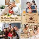 Grandma Bamboo Cutting Board Gifts, Kitchen Gifts For Grandma's, Home Kitchen Decor, Bamboo Cutting Board With Warm Words, Mother's Day Birthday Gifts For Grandma From Grandson Granddaughter -A36