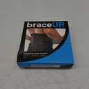 BraceUP Back Brace for Men and Women Lower Back - Breathable Waist Lumbar Support Belt for Sciatica, Herniated Disc, Scoliosis Back Pain Relief, with Dual Adjustable Straps (L/XL 35-43 In)