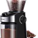 SHARDOR Burr Coffee Grinder Electric with 32 Grinding Sizes, Coffee Bean Grinder with 40 Seconds Adjustable Electronic Timer, Coffee Grinders for Home Use with Chamber Cleaning Button
