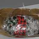 Capoda 6 Pcs Christmas Wreaths with Bow 10.24 Inch Buffalo Plaid Tinsel Wreaths Crafts for Front Door Outdoor Kitchen Cabinet Home Window Wall Xmas Hanging Decorations(Red and Black)