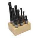 1/2" Boring Bar Set C6 9 Pcs Carbide Tipped Bars 3/4" Shank Lathe Tool