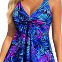 Yonique Women's Flowy Tankini Top - Modest Swim Top with Loose Fit, No Bottom (X-Large)