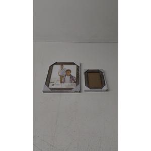 Malden International Designs Linear Rustic Wood Picture Frame, 8x10, Rough Gray and 7.5 x5.5 Inch