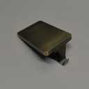 HMASYO Christmas Stocking Holders for Mantle Set of 4, Heavy Duty Cast Iron Stocking Hangers Base, Low Profile Weighted Stocking Holder Hooks for Fireplace Tabletop Shelf Christmas Decoration, Bronze