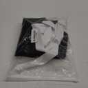 SK Studio Short Curtains for Kitchen, Privacy Cabinet Curtain Dust-Proof Window Shades Doorway Curtain for Closet Storage Room Black, 51.1" W x 27.6" H