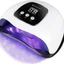 BIGBEAR UV Light for Nails, 48W LED Nail Light for Gel Polish, Fast Nail Dryer with Automatic Sensor, 3 Timer Setting, Small & Portable, UV LED Nail Lamp for Fingernail and Toenail