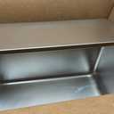 Stainless Steel Litter Box,19.7"x13.7"x6" Large Metal Litter Box for Kitty/Cat, Easy to Clean, Non Stick Litterbox No Smell for Adult Cats