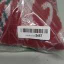 Women's Christmas Snowflake Pattern Knitted Sweater Long Sleeve Pullover Sweater Red, M