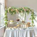 Over The Table Rod Stand with Clamps for Balloons, Flowers, and Decorations Perfect for Weddings, Parties, and Celebrations 33 to 93 Length, 13 to 55 Height, Gold