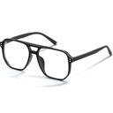 livho Vintage Aviator Blue Light Blocking Glasses, Fashion Oversized Frames for Eye Strain Relief, Unisex Design