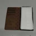 Wallet Case for iPhone 16 Pro Max Compatible with Magsafe, 2-in-1 PU Leather Flip RFID Blocking Card Holder Stand Shockproof Magnetic Detachable Cover for iPhone 16 Pro Max Case 6.9", Brown