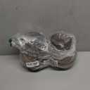 DECORKEY Set of 2 Battery Operated Lamp LED Table Lantern, Brown Metal Cage Cordless Lamps with LED Bulb, Vintage Decorative Outdoor Lantern for Weddings, Parties, Patio, Events for Indoors Shelf Decor