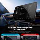 2Pcs Tesla Model Y 2025 2026 Juniper& 2024 2025 Model 3 Highland Matte Screen Protector - [No More Glare& Fingerprint] - Mil-Grade 9H+ Tempered Glass with Mounting Frame Kit - Front& Rear Protector(New Model Y/3-Matte)
