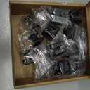Black Kitchen Cabinet Knobs - 15 Pack Square Matte Black Drawer Pulls and Knobs for Cabinets and Drawers