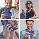 Cordking Designed for iPhone 12 Case, Designed for iPhone 12 Pro Case, Silicone Shockproof Phone Case with [Soft Anti-Scratch Microfiber Lining] 6.1 inch,Klein Blue