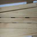 Solid Pine Wire Shelf Covers, 16" D x 23" L, Tool-Free Pantry Rack, 23" Length