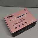 Ufree 5 in 1 Curling Iron with Interchangeable Ceramic Barrels (0.35"-1.25"), Curling Wand Set with Flat Iron Hair Straightener, Instant Heat Up, Dual Voltage Hair Curler, Gifts for Women (Rose Gold)