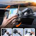 TORRAS Ultra-Durable Phone Holders for Your Car【96+LBS Strongest Suction】 Car Phone Holder Mount, Safety Certs Cell Phone Car Mount Truck for Dashboard Windshield Vent for iPhone 17 16 15 14 Pro Max
