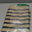 KOZYFLY Brown and Black Striped Porch Rug 2x3 Ft Small Area Rug Cotton Outdoor Doormat Front Door Rugs Washable Outdoor Rugs Farmhouse Layered Door Mat for Front Door Entryway Patio Porch