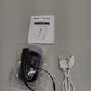 Rechargeable pulse oximeter with respiration , with SpO2 Pulse Rate and PI RR Precision Fast Oximeter SpO2 Reading Outdoor Sports Home (Purple)