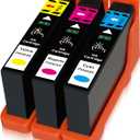 Compatible LX900 Ink Cartridge Replacement for Primera 53422 53423 53424 Cyan Magenta Yellow Color Ink Used with Primera LX900 Ink Printers (1Cyan 1Magenta 1Yellow, 3 Pack)