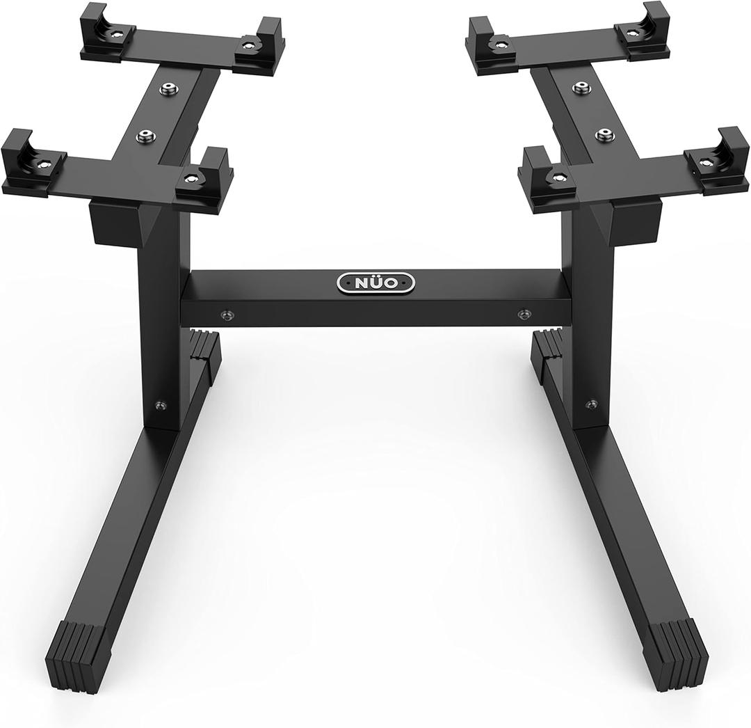 Nuobell Adjustable Dumbbell Stand and Rack. Perfect for Nuobell Adjustable Dumbbell Set. Safe, Convenient and Prevents Accidents. This is a Nuobell Dumbbells 80lb Rack / Stand Only, No Weights Included.