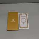 Miracase Magnetic for iPhone Air Case 6.5" [Compatible with MagSafe] Full-Body Phone Case with Built-in Glass Screen Protector & Camera Control,Drop Proof iPhone 17 Air Case Cover, Gold