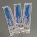 Hair Styling Tool Set - 6 Pack with French Braid Loops, Rat Tail Combs, and More for Versatile Hairstyles, Blue 3 Pack